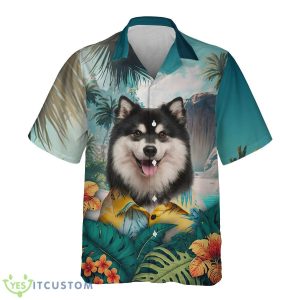 Finnish Lapphund All Print 3D Hawaiian Shirt Best Gift For Dog Lovers Product Photo 2