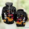 Flamingo Halloween Aloha All Over Print 3D Hoodie Product Photo 1