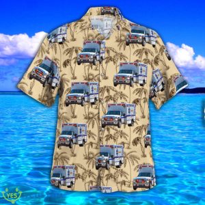 Florida Collier County Ems Summer Aloha And Beach Short 6 Florida Collier County Ems Summer Aloha And Beach Short Product Photo 3