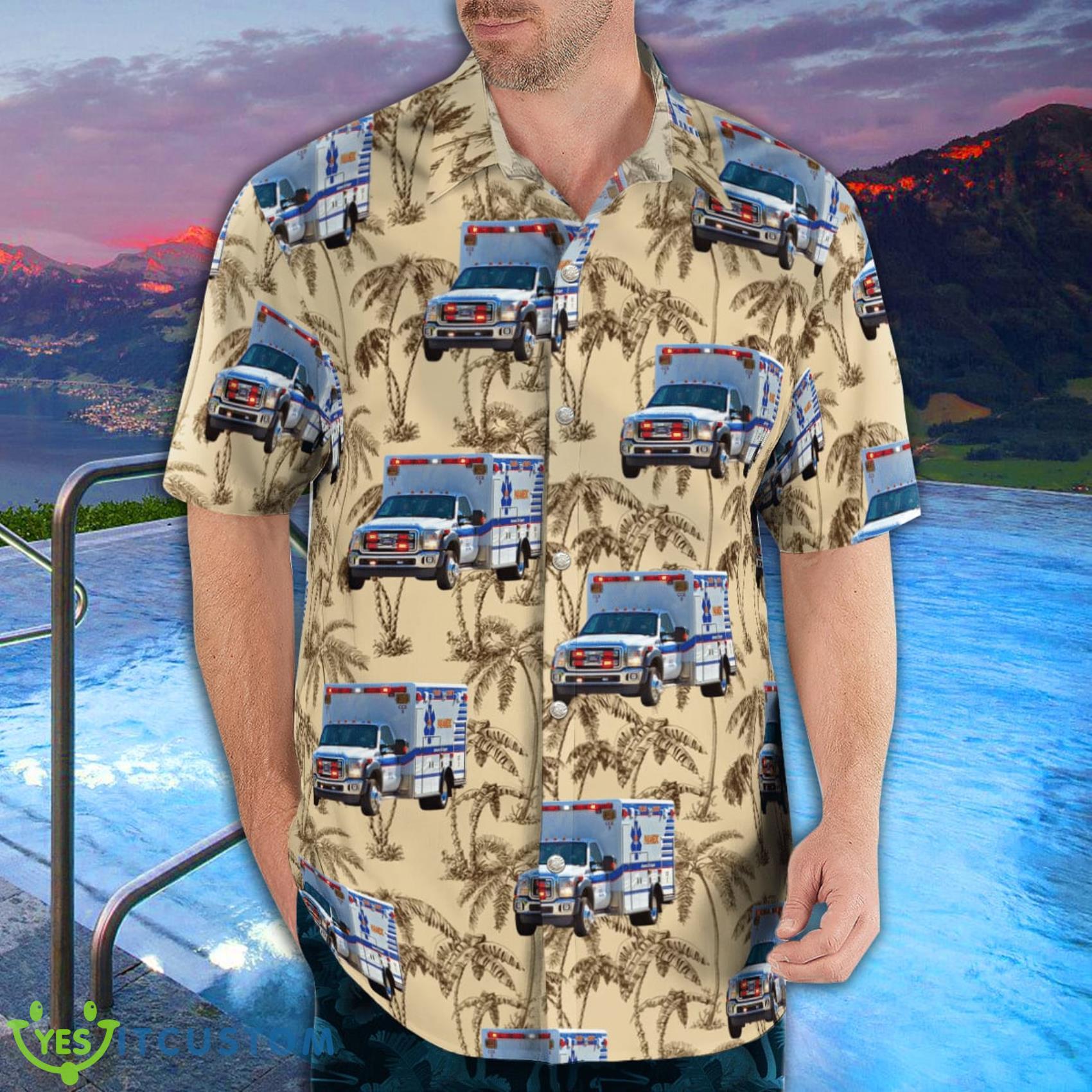 Florida Collier County Ems Summer Aloha And Beach Short 4 Florida Collier County Ems Summer Aloha And Beach Short Product Photo 4