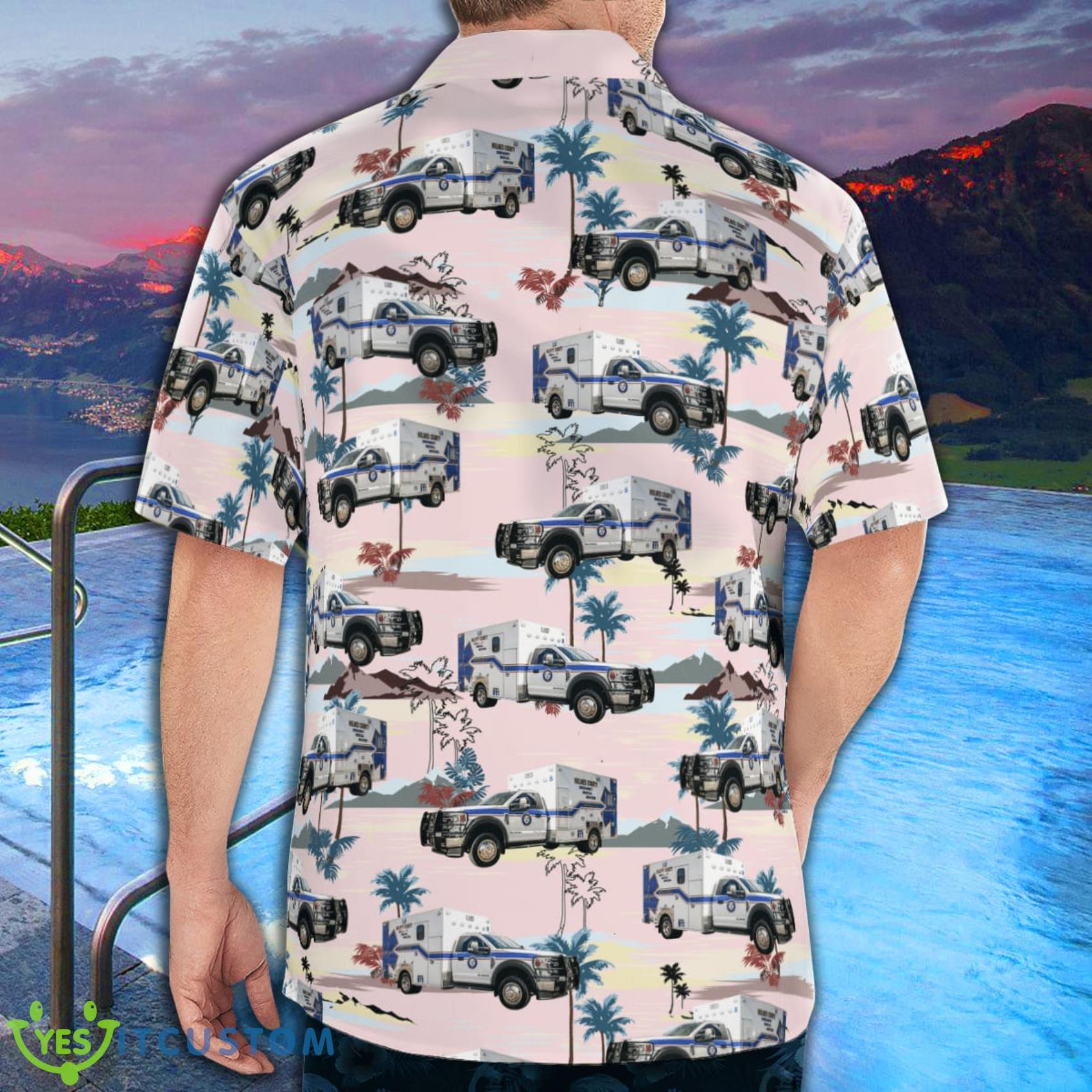 Florida Holmes County Ems Summer Aloha And Beach Short 2 Florida Holmes County Ems Summer Aloha And Beach Short Product Photo 2