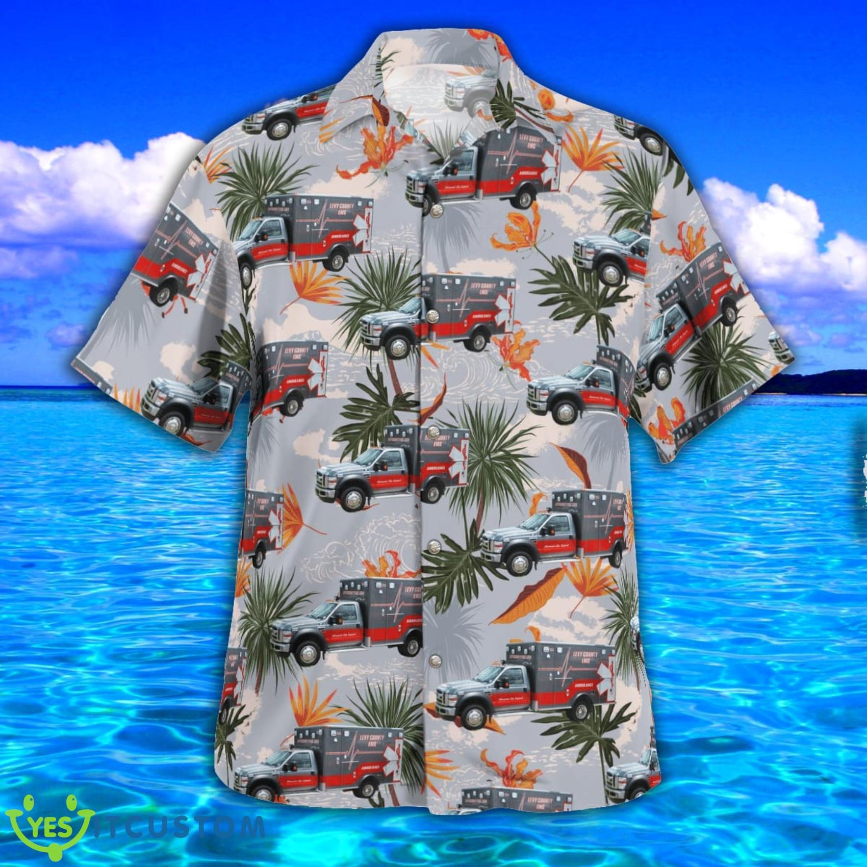 Florida Levy County Ems Summer Aloha And Beach Short 3 Florida Levy County Ems Summer Aloha And Beach Short Product Photo 3