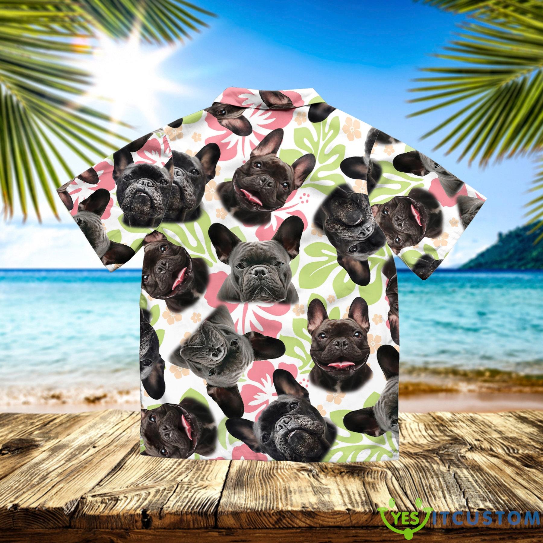 Frenchie Summer Hawaiian Shirt 5 Frenchie Summer Hawaiian Shirt - Frenchie Summer Vacation Hawaiian Shirt, Frenchie Summer Short Sleeve Button Hawaiian Shirt Beach Shorts, Button Down Hawaiian Shirt CHMYN39_2