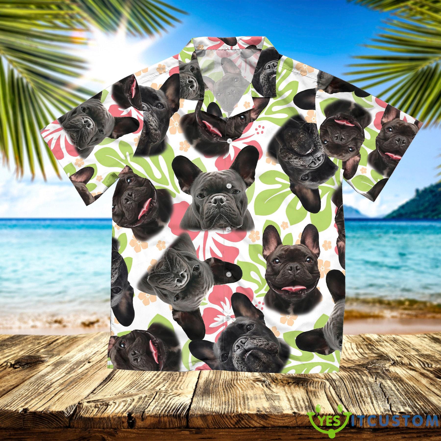 Frenchie Summer Hawaiian Shirt 4 Frenchie Summer Hawaiian Shirt - Frenchie Summer Vacation Hawaiian Shirt, Frenchie Summer Short Sleeve Button Hawaiian Shirt Beach Shorts, Button Down Hawaiian Shirt CHMYN39_1
