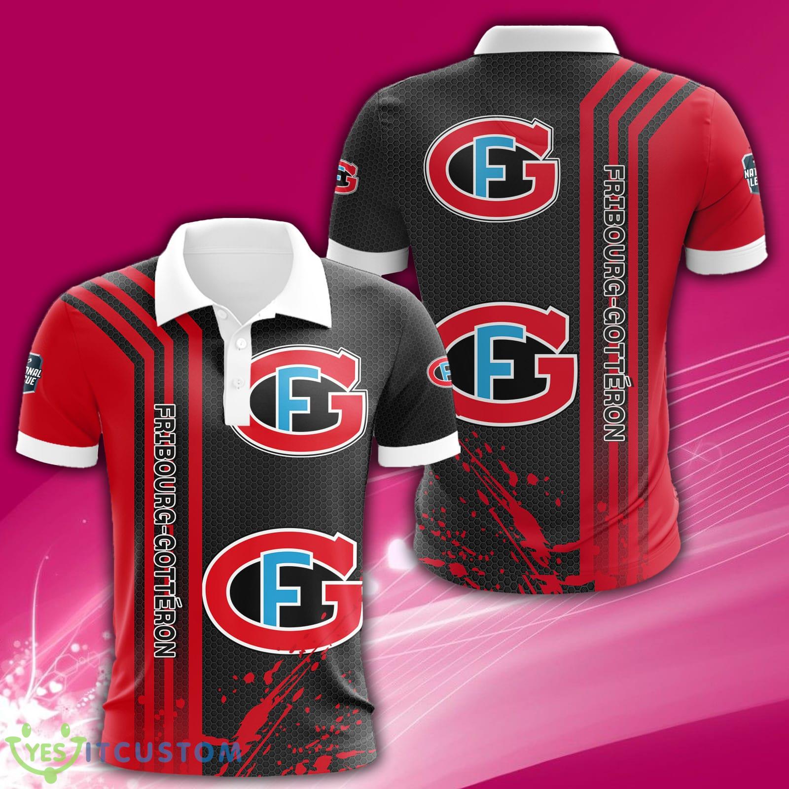 Fribourg-Gotteron Switzerland NL 3D Polo Shirt Fitness Men And Women For Fans 3 Fribourg-Gotteron Switzerland NL 3D Polo Shirt Fitness Men And Women For Fans - Fribourg-Gotteron Switzerland NL 3D Polo Shirt Fitness Men And Women For Fans
