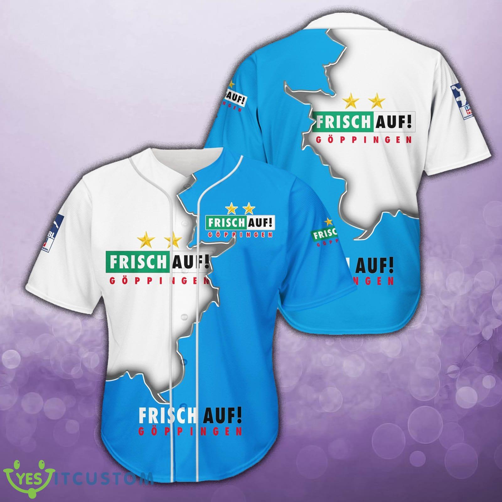 FRISCH AUF! Goppingen Liqui Moly HBL Jersey Baseball Shirt Design Men And Women For Fans 3 FRISCH AUF! Goppingen Liqui Moly HBL Jersey Baseball Shirt Design Men And Women For Fans - FRISCH AUF! Goppingen Liqui Moly HBL Jersey Baseball Shirt Design Men And Women For Fans