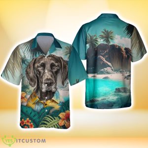 German Shorthaired Pointer All Print 3D Hawaiian Shirt Best Gift For Dog Lovers Product Photo 3