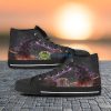 Godzilla High Top Canvas Shoes Gift For Men And Women Black Product Photo 1