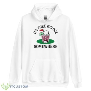 golf cocktail it’s fore o’ clock somewhere shirt - Unisex Heavy Blend Hooded Sweatshirt