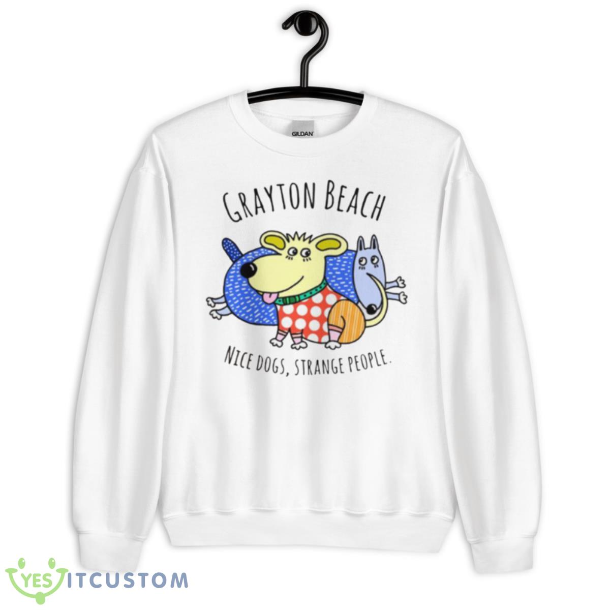 Grayton Beach Dogs shirt 2 Grayton Beach Dogs shirt - Unisex Heavy Blend Crewneck Sweatshirt