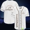 Grounds and Hounds Coffee White Baseball Jersey Shirt For Men And Women Product Photo 1