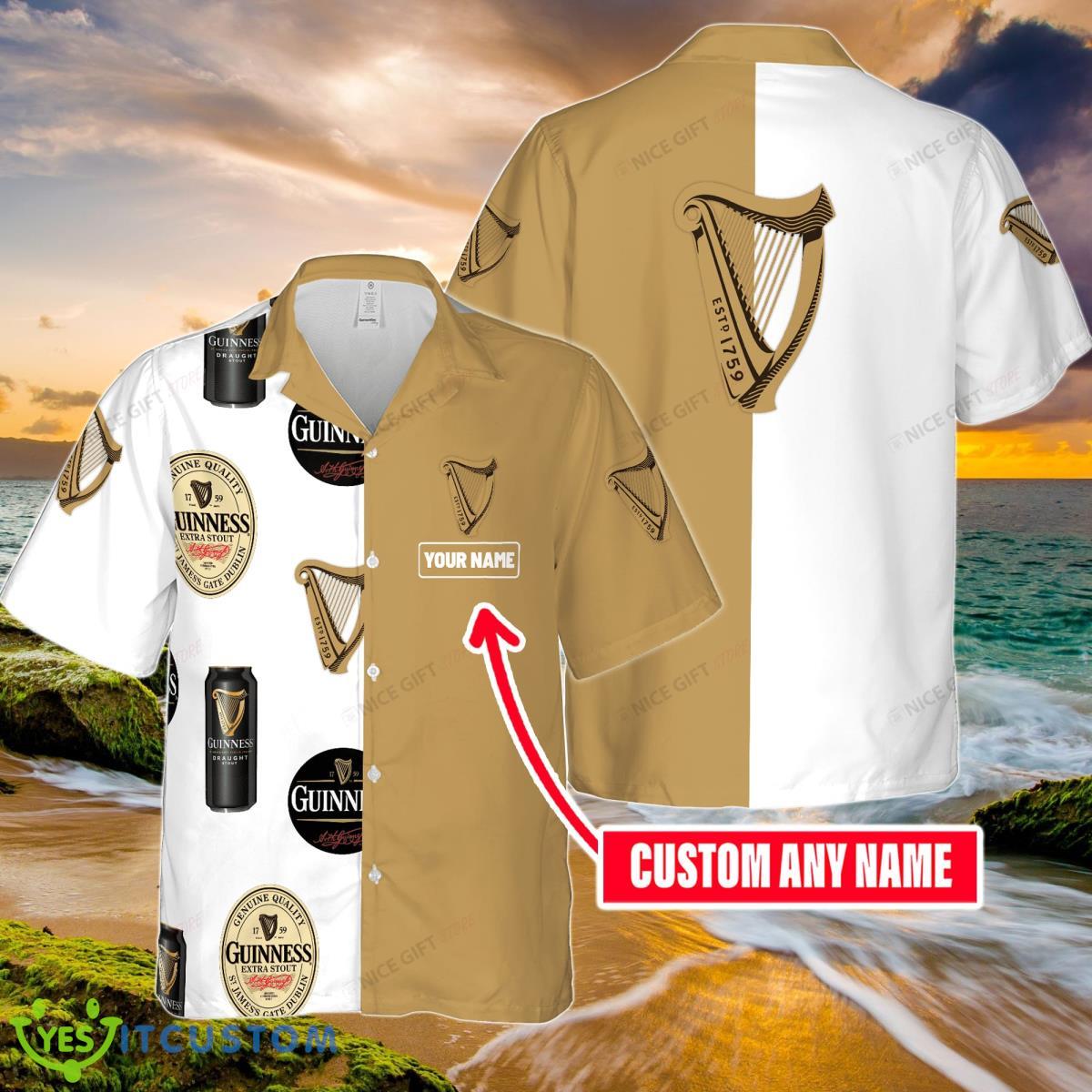 Guinness Custom Name Hawaiian Shirt Best Gift For Men And Women3HS-N6C6 Product Photo 1