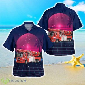 Haarlem, Netherlands, Brandweer Kennemerland Hawaiian Shirt Great Style For Men Women Product Photo 1