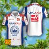 Haas F1 Team Aloha Style 1 Big Logo Hawaiian Shirt For Fans - Haas F1 Team Aloha Style 1 Big Logo Hawaiian Shirt For Fans