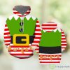 Halloween Santa Costume All Over Print 3D Hoodie Cute Gift Product Photo 1