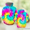 Hawaiian Warrior Tie Dye All Over Print 3D Hoodie Cute Gift Product Photo 1
