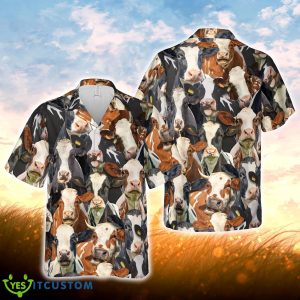 Herd Of Holstein All Over Printed 3D Hawaiian Shirt For Men Women Product Photo 1