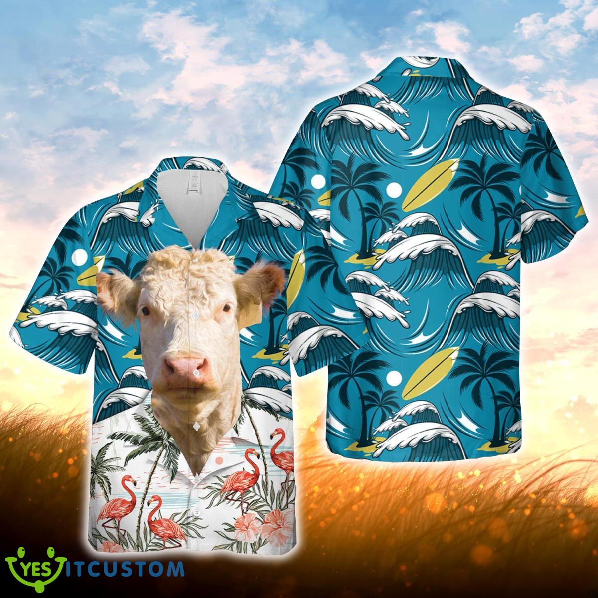 Hereford Funny Hawaiian Shirt For Men Women Product Photo 1
