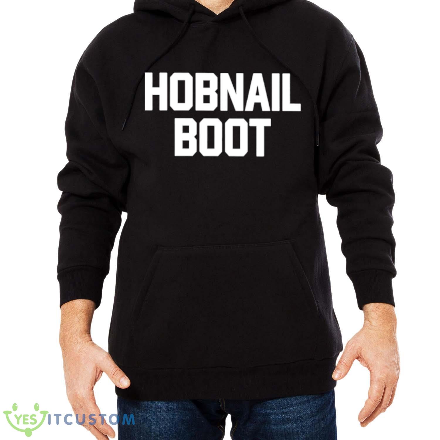 Hobnail boot shirt 4 Hobnail boot shirt - Men Black Hoodie