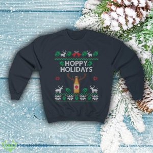 Hoppy Holidays Sweatshirt Men And Women Gift Christmas - Hoppy Holidays Sweatshirt, Funny Ugly Christmas Beer Sweatshirt, Beer Lover Gift ,Craft Beer Shirt Home Brewer Unisex Heavy Blend_3