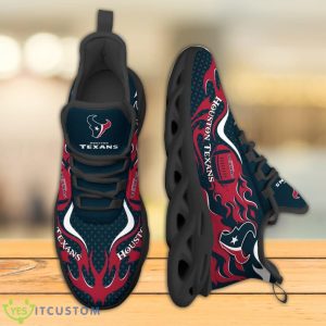 Houston Texans NFL Fire Ball Full Print AOP Print Max Soul Shoes Product Photo 3