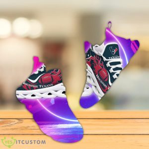 Houston Texans NFL Fire Ball Full Print AOP Print Max Soul Shoes Product Photo 4