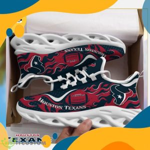 Houston Texans NFL Fire Ball Full Print AOP Print Max Soul Shoes Product Photo 5