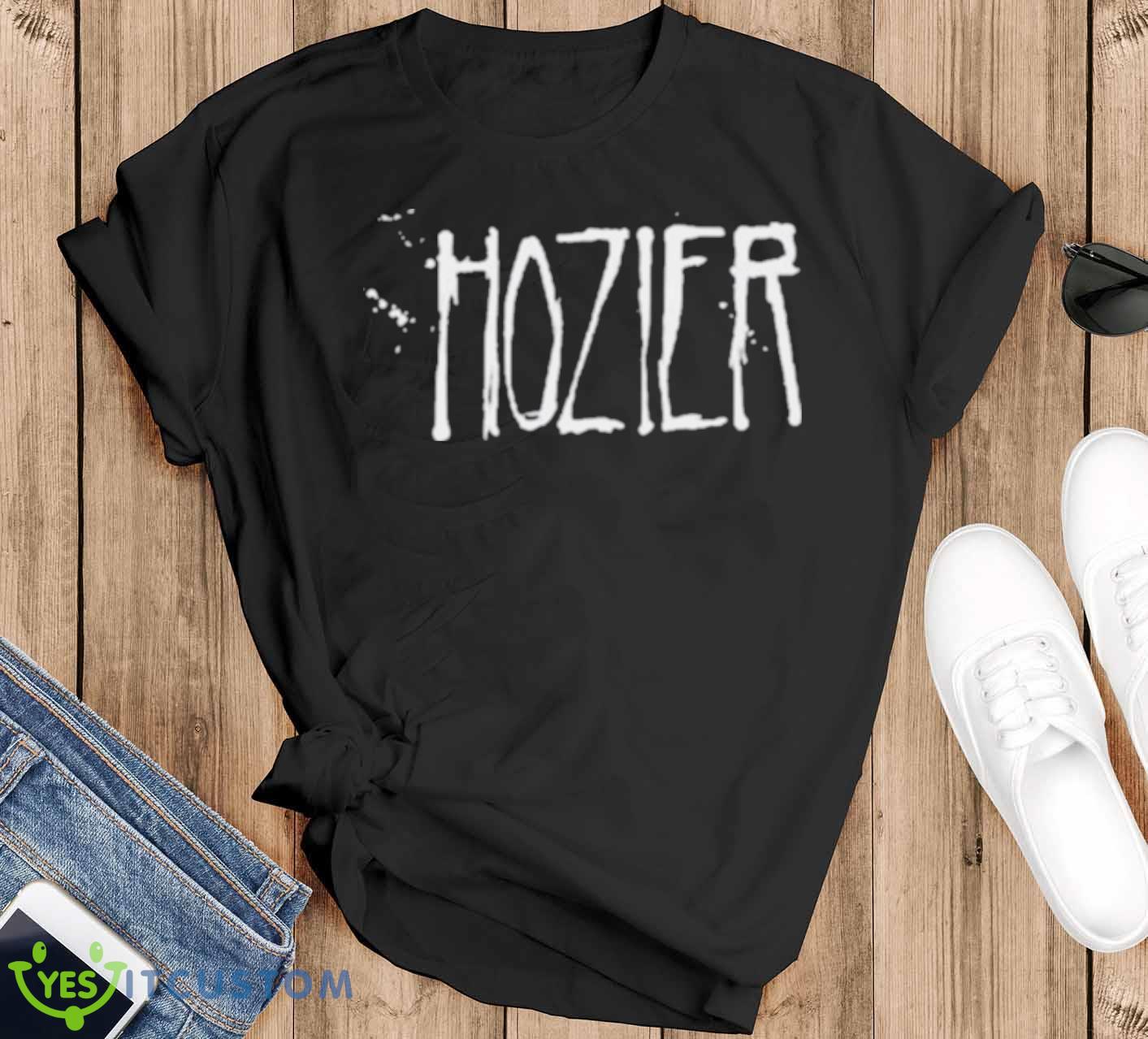Hozier Logo Shirt 12 Hozier Logo Shirt - Black T-Shirt