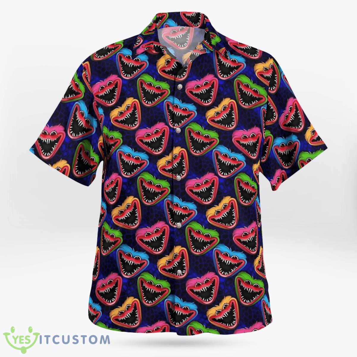 Huggy Wuggy Hawaiian Shirt For Fans 5 Huggy Wuggy Hawaiian Shirt For Fans Product Photo 2