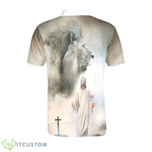 I Can Do All Things Christian Jesus Lion 3D Polo Shirt Gift For Men And Women - I Can Do All Things Polo Shirt, Christian Polo Shirt, Jesus Lion Polo Shirt, Polo shirts for men, Religious Shirt, Gift For Christian_5