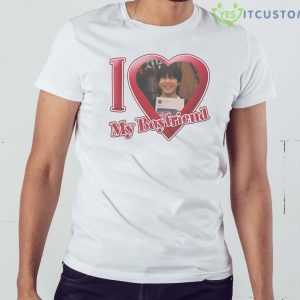 I Love Boyfriend Jimin Bts Shirt - White Men T-Shirt