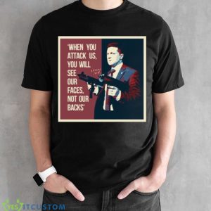 I Need Ammunition Not A Ride Ukrainian President Volodymyr Zelensky shirt - Black Unisex T-Shirt