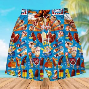 Ice Cream Unisex Hawaiian Shirt And Shorts Gift For Men And Women - Ice Cream Unisex Hawaiian Shirt And Shorts 3d, Ice Cream Shirt, Ice Cream Beach, Hawaiian Beach Shirt, Hawaiian Shirt Summer_2