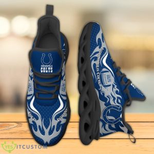 Indianapolis Colts NFL Fire Ball Full Print AOP Print Max Soul Shoes Product Photo 3