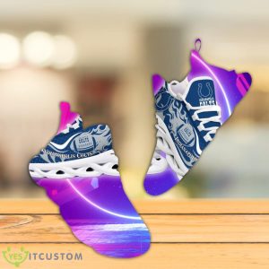 Indianapolis Colts NFL Fire Ball Full Print AOP Print Max Soul Shoes Product Photo 4