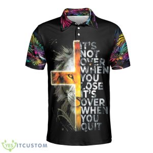 It's Not Over When You Lose Christian Jesus Lion 3D Polo Shirt Gift For Men And Women - It's Not Over When You Lose Polo Shirt, Christian Polo Shirt, Jesus Lion Polo Shirt, Polo shirts for men, Gift For Christian_5