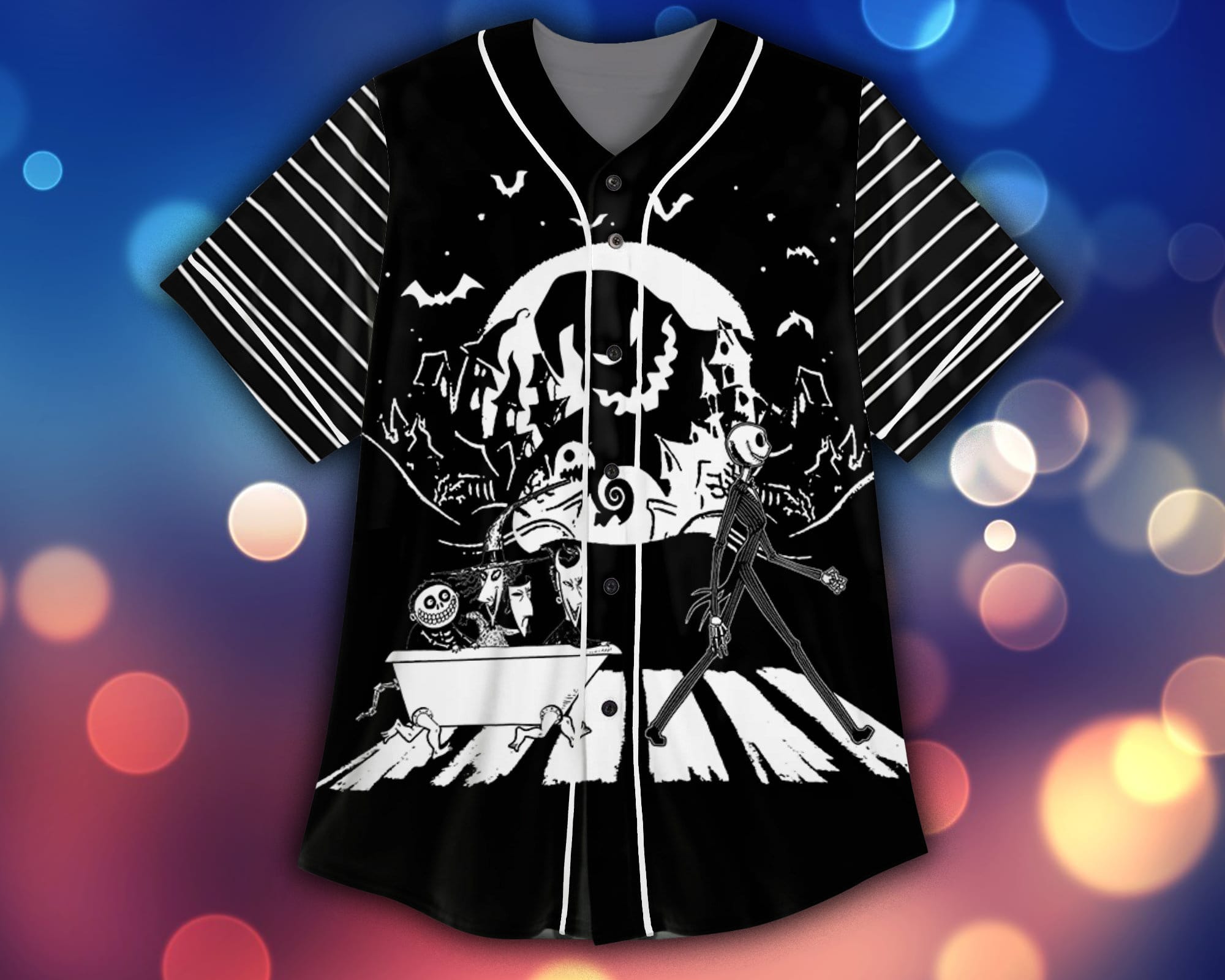 Jack Skellington Lock Shock Barrel Oogie Boogie Abbey Road Baseball Jersey Shirt Nightmare Before Christmas Disney Halloween For Men And Women Gift 3 Jack Skellington Lock Shock Barrel Oogie Boogie Abbey Road Baseball Jersey Shirt Nightmare Before Christmas Disney Halloween For Men And Women Gift - 240723-145824
