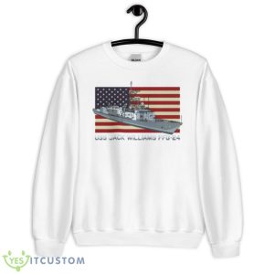 Jack Williams Ffg 24 Frigate Ship Diagram Usa shirt - Unisex Heavy Blend Crewneck Sweatshirt