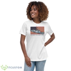 Jack Williams Ffg 24 Frigate Ship Diagram Usa shirt - Women's Relaxed Short Sleeve Jersey Tee