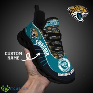 Jacksonville Jaguars NFL Custom Name Gift For Fans AOp Max Soul Shoes Product Photo 4