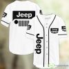 Jeep Black Logo Baseball Jersey Shirt Product Photo 1