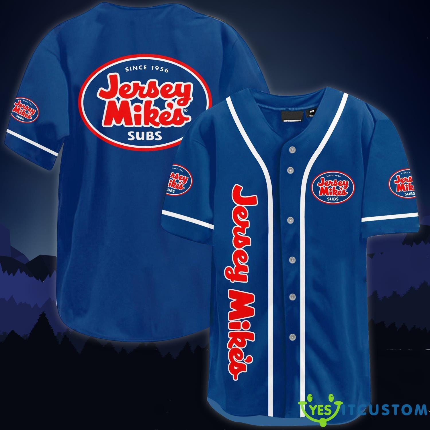 Jersey Mike’s Subs Baseball Jersey Shirt For Men And Women 3 Jersey Mike’s Subs Baseball Jersey Shirt For Men And Women Product Photo 1