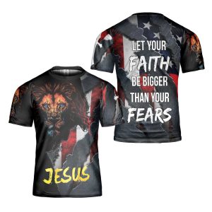 Jesus Lion Christian Lion Of Judah Christian Jesus For Christian 3D T Shirt Gift For Men And Women - 240723-165736
