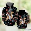 Jesus Riding Reindeer Black All Over Print 3D Hoodie Cute Gift Product Photo 1
