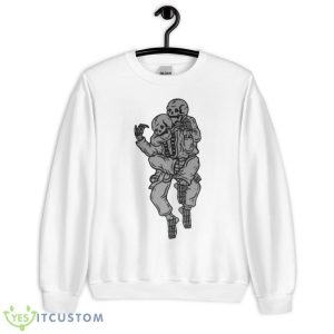 Jiu Jitsu Skeleton Rear Naked Choke Brazilian Jiu Jitsu shirt - Unisex Heavy Blend Crewneck Sweatshirt