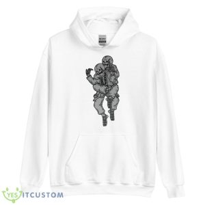 Jiu Jitsu Skeleton Rear Naked Choke Brazilian Jiu Jitsu shirt - Unisex Heavy Blend Hooded Sweatshirt