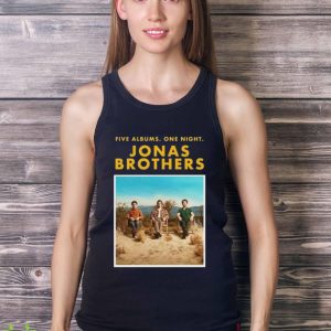 Jonas Brothers Five Albums One Night The Tour 2023 Shirt 8 Jonas Brothers Five Albums One Night The Tour 2023 Shirt - Ladies Tank Top