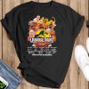 Jurassic Park 30th Anniversary 1993 2023 Thank You For The Memories Signatures Shirt - Black T-Shirt