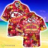 Kansas City Chiefs Nfl Tropical Tree Background Full Print Hawaiian Shirt Gift For Fans Product Photo 1