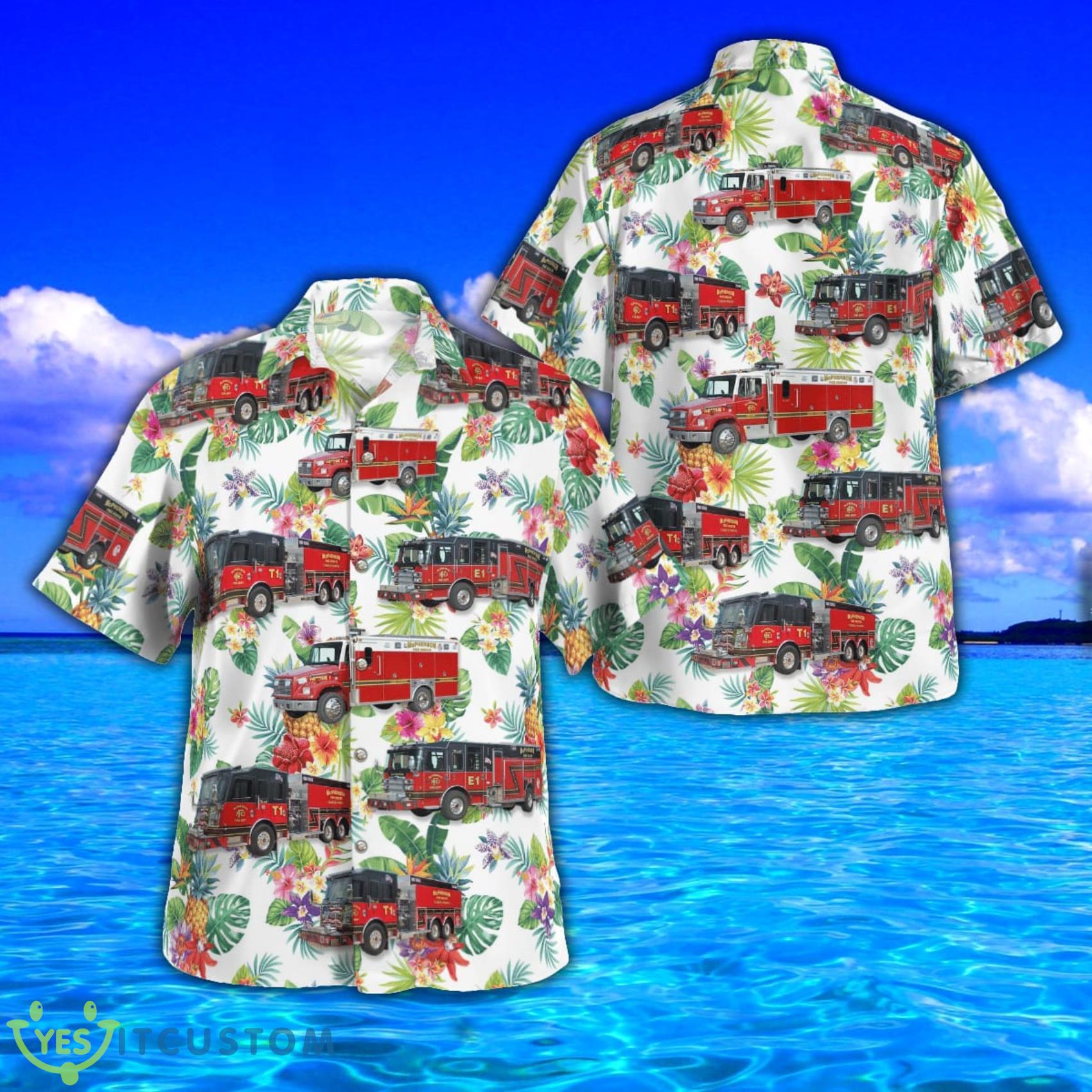 Kansas Mcpherson Fire Department Summer Aloha And Beach Short 8 Kansas Mcpherson Fire Department Summer Aloha And Beach Short Product Photo 1